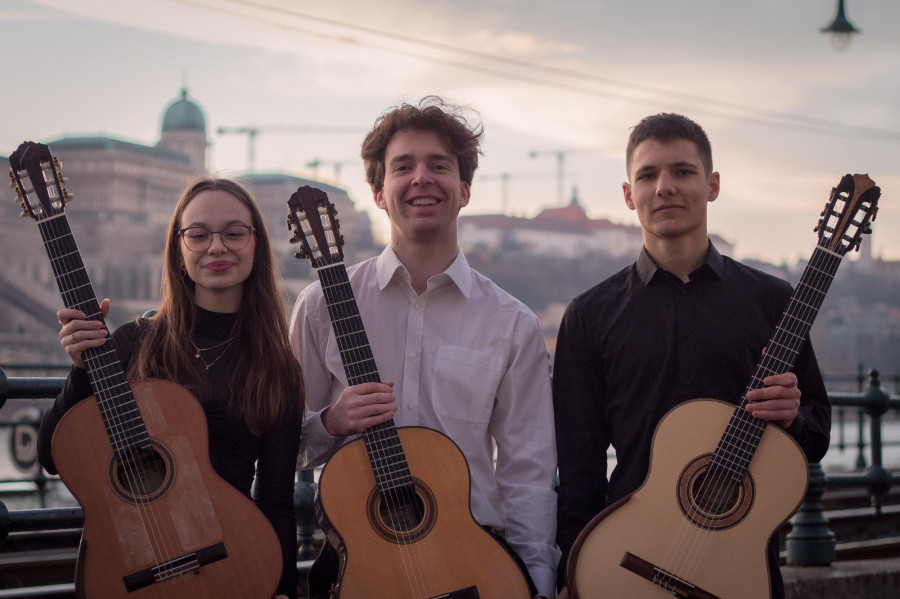 Triovirate gitár trió: Bátai Lilla, Sándor Zalán és Szendi Ágoston