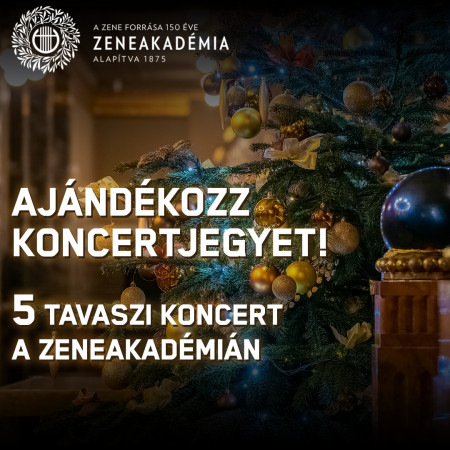 Zenét a fa alá - 5 tavaszi koncertet ajánlunk